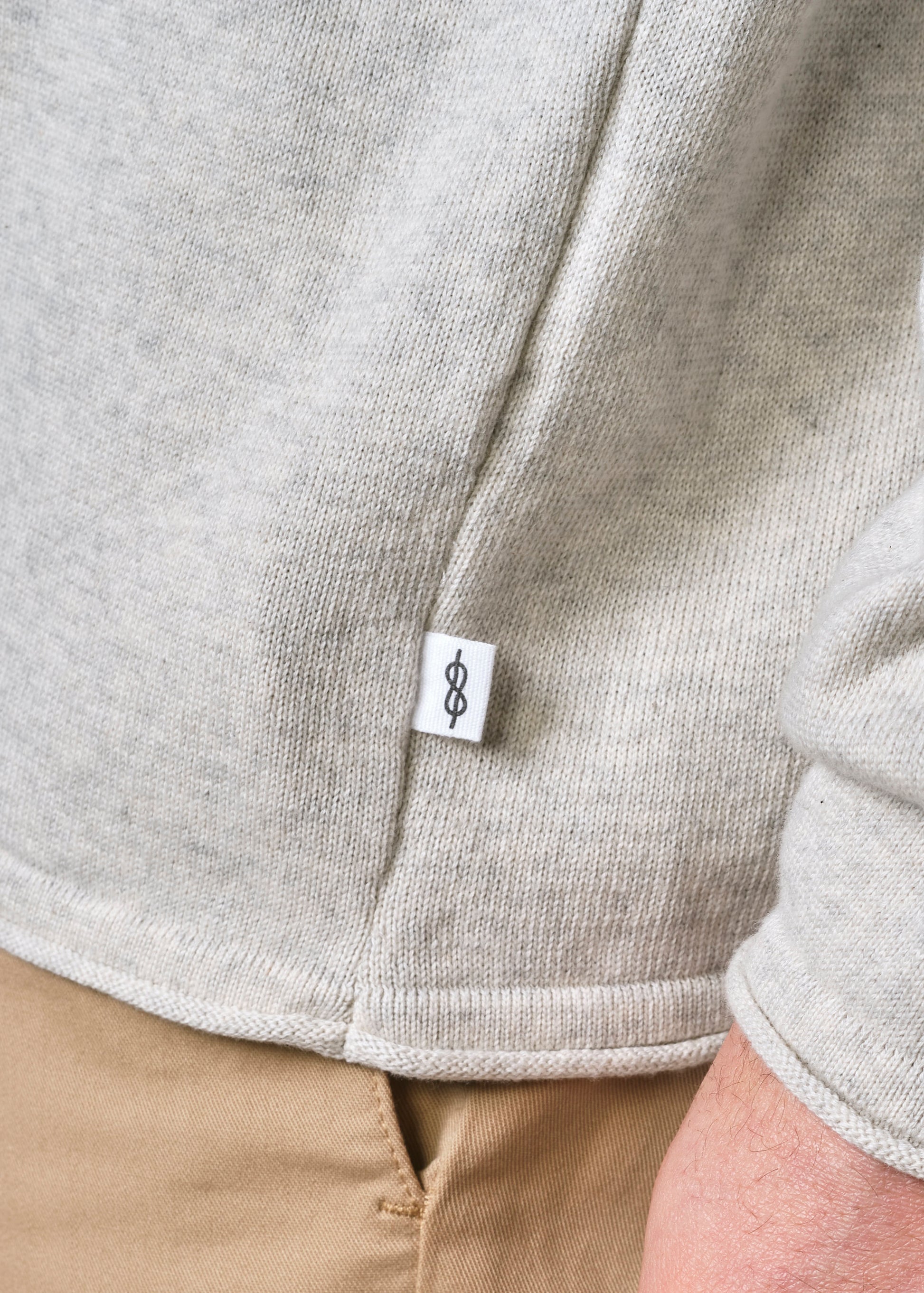 Klitmøller - Noah knit Cream melange - WERTE FREUNDE