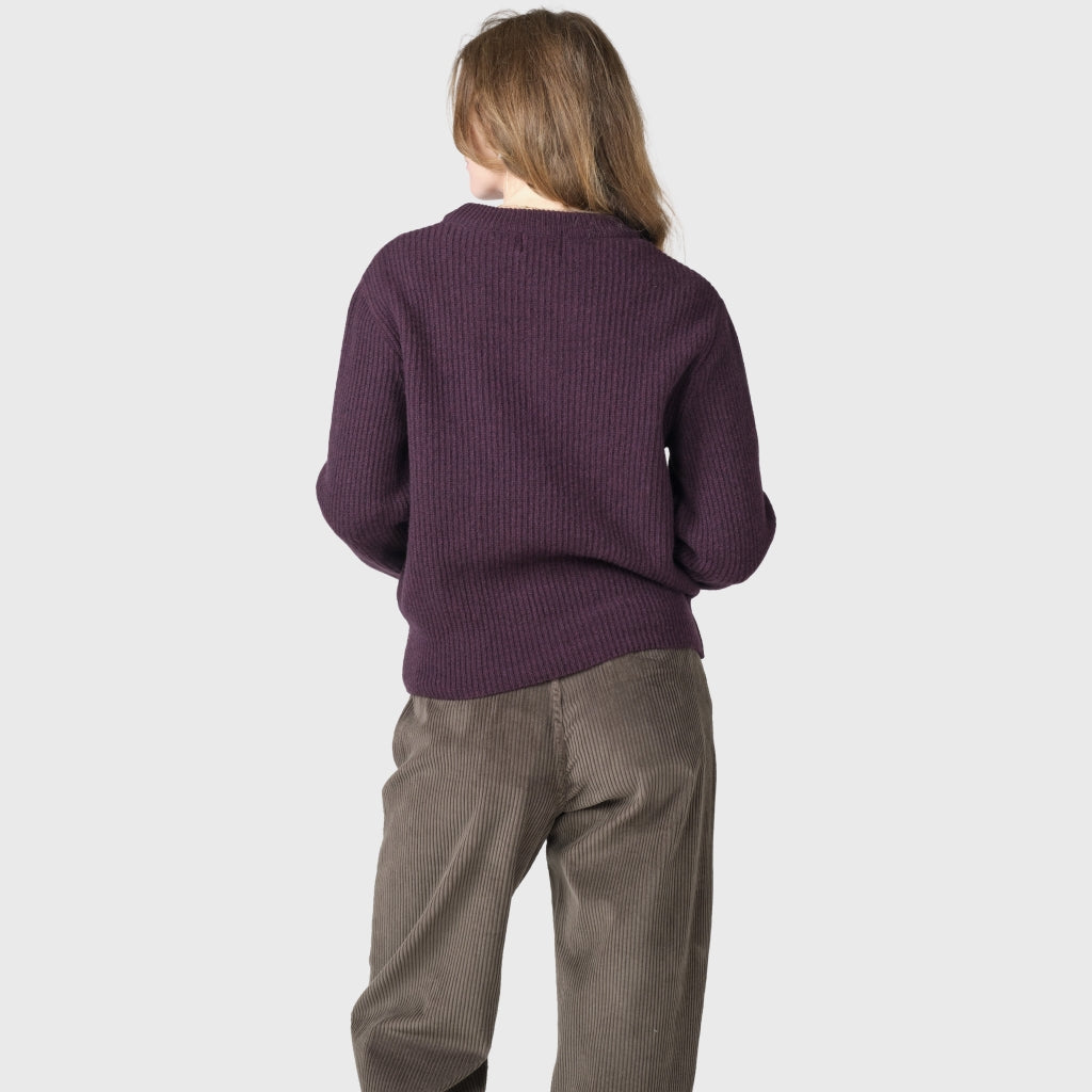 Klitmøller - Gerda knit Burgundy - WERTE FREUNDE