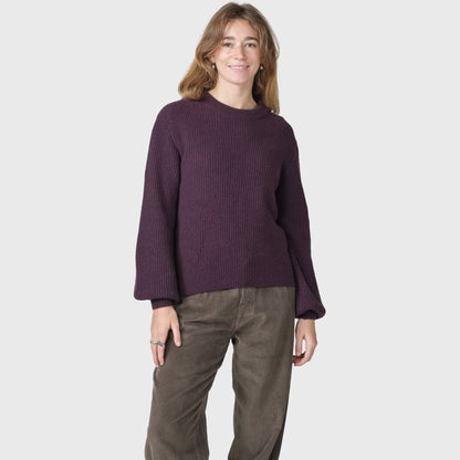 Klitmøller - Gerda knit Burgundy - WERTE FREUNDE