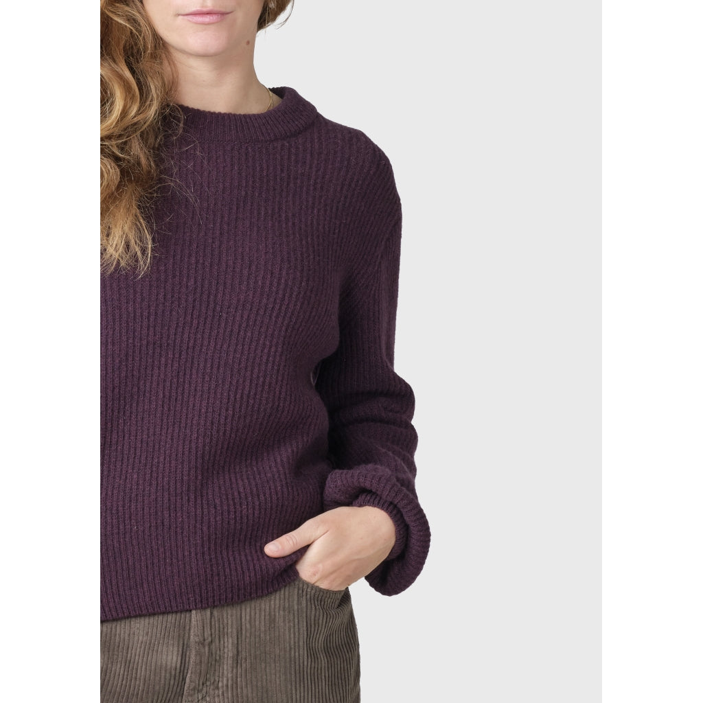 Klitmøller - Gerda knit Burgundy - WERTE FREUNDE