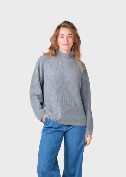 Klitmøller - Stella knit Light grey - WERTE FREUNDE