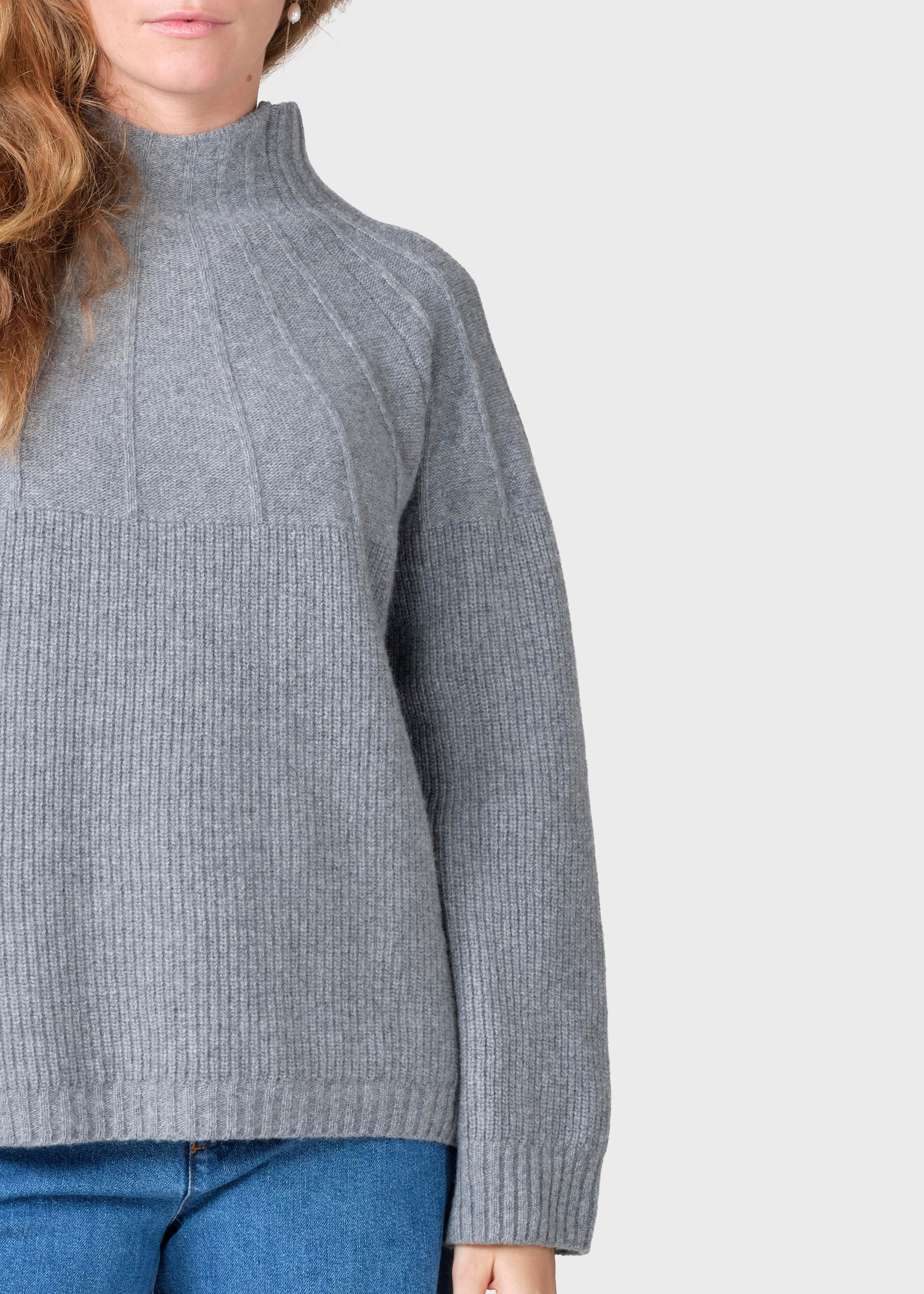 Klitmøller - Stella knit Light grey - WERTE FREUNDE