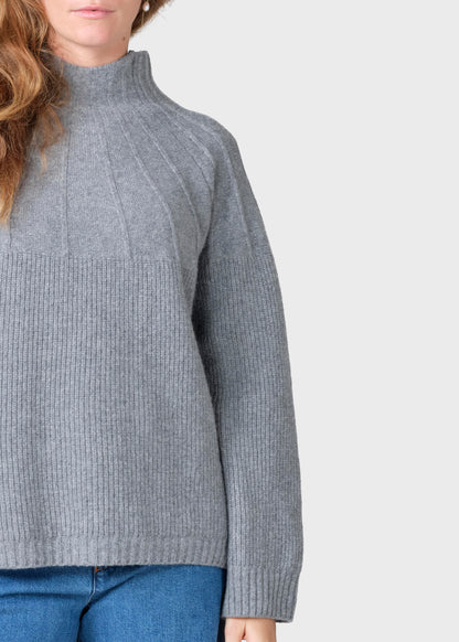 Klitmøller - Stella knit Light grey - WERTE FREUNDE