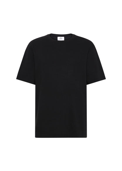 Klitmøller - Mens boxy structure tee Black - WERTE FREUNDE