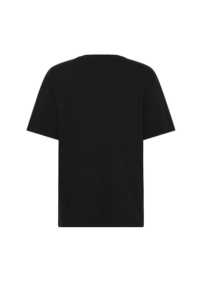 Klitmøller - Mens boxy structure tee Black - WERTE FREUNDE