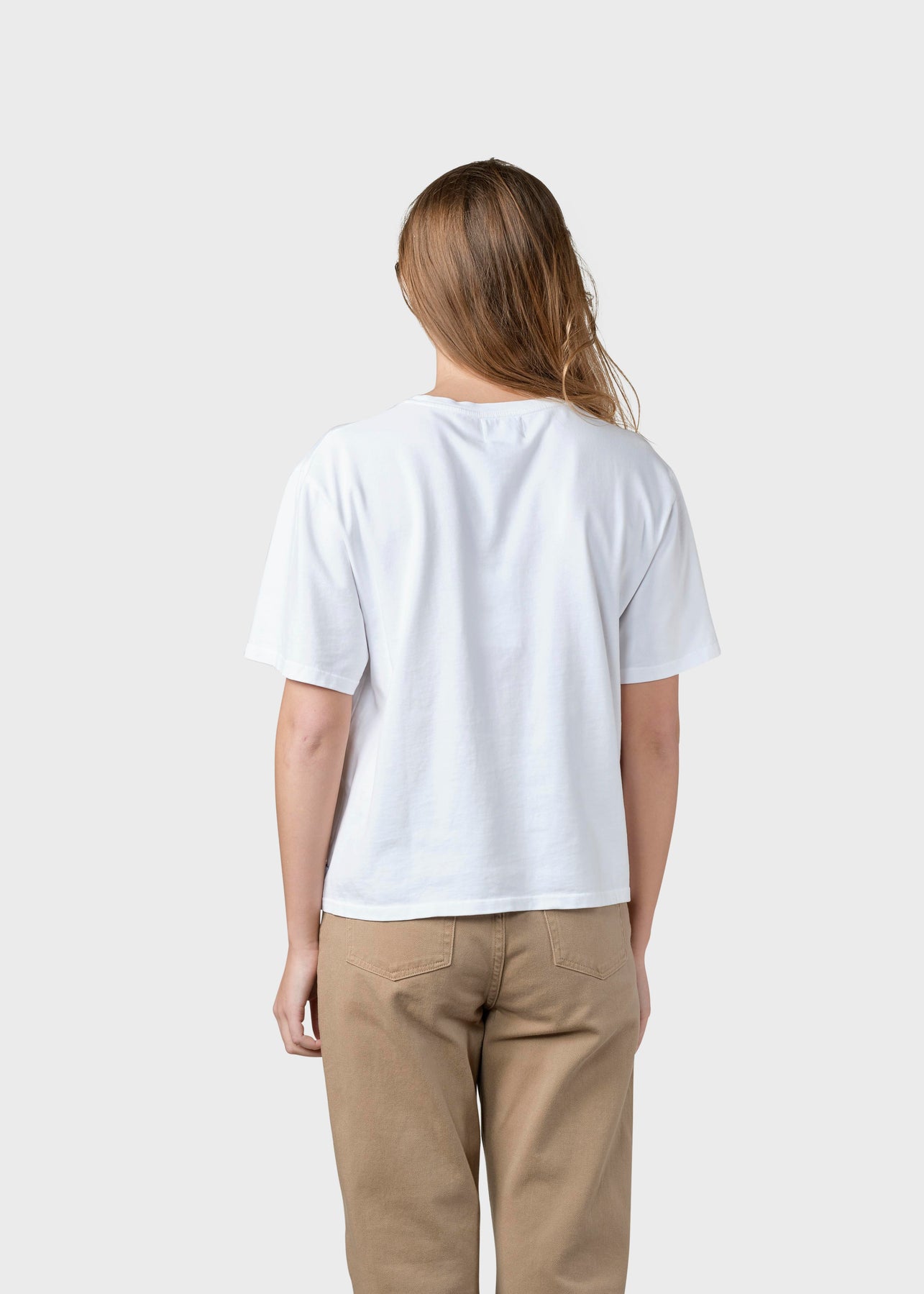 Klitmøller - Womens boxy tee White - WERTE FREUNDE