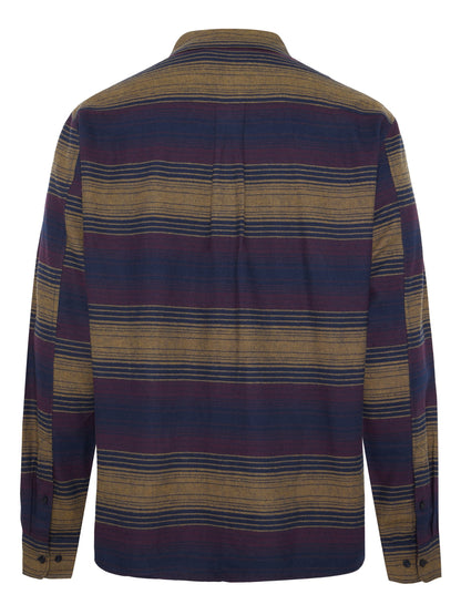 KCA - Organic Cotton Checked Flannel Shirt Navy - WERTE FREUNDE