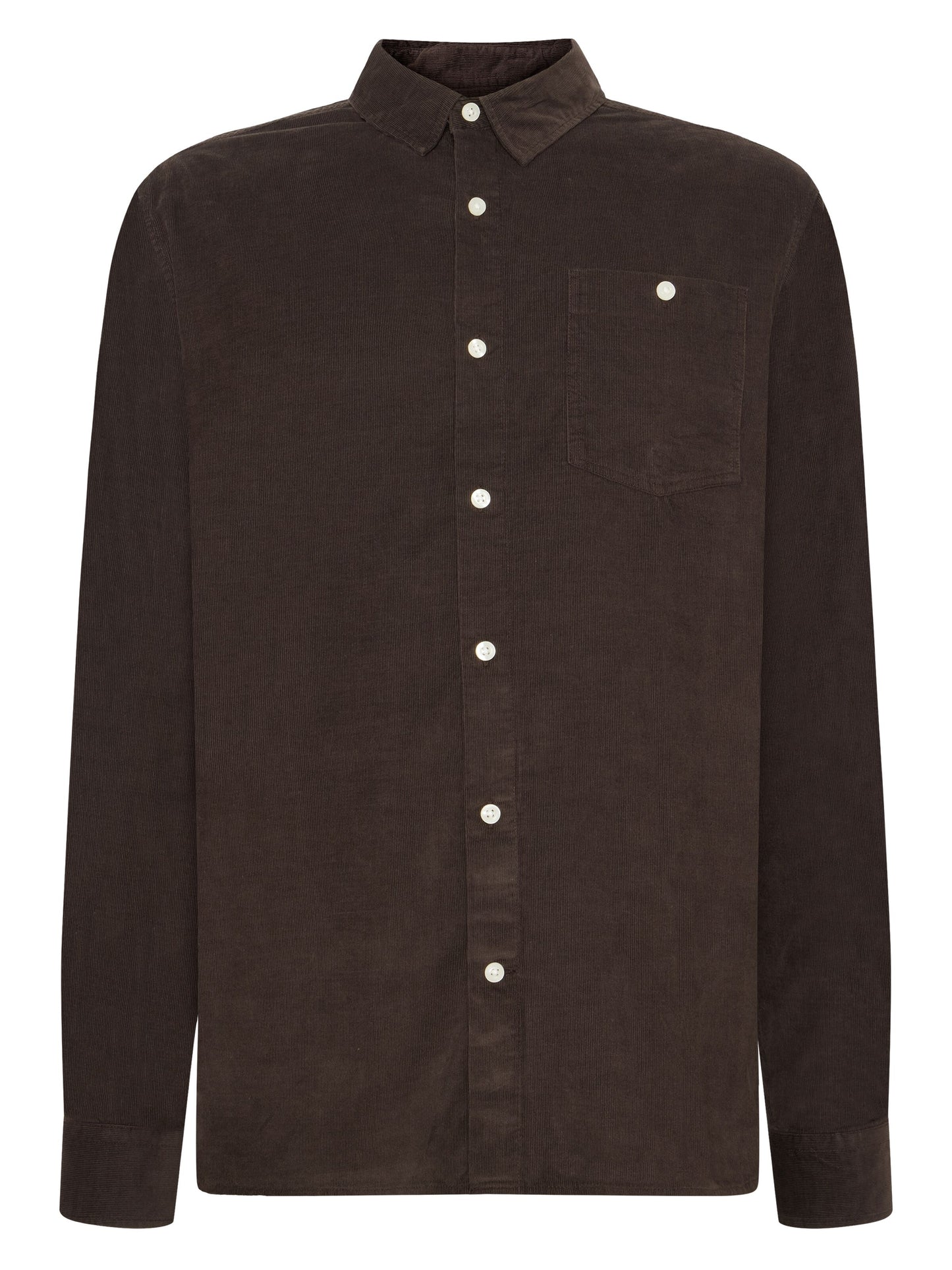 KCA - Organic Cotton Corduroy Shirt Chocolate Torte - WERTE FREUNDE
