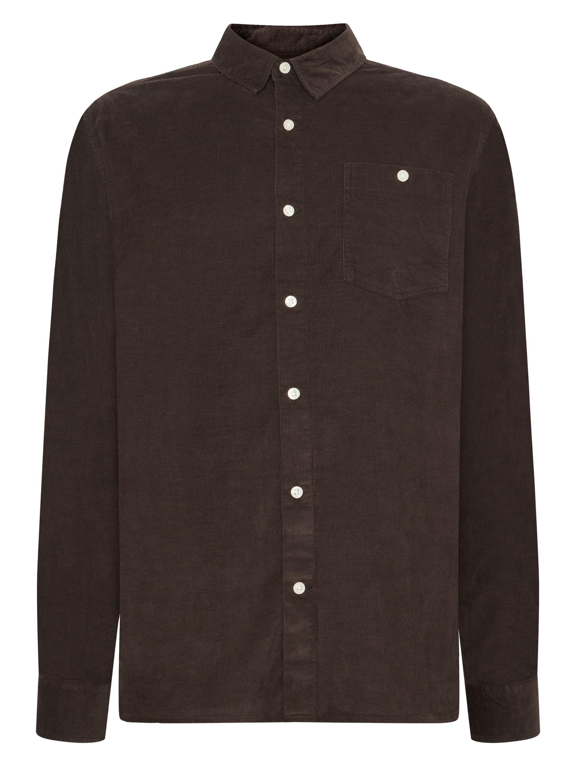 KCA - Organic Cotton Corduroy Shirt Chocolate Torte - WERTE FREUNDE