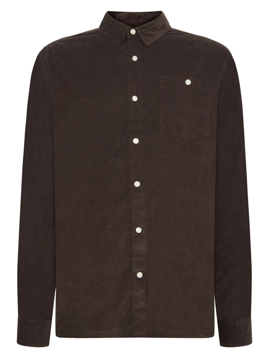 KCA - Organic Cotton Corduroy Shirt Chocolate Torte - WERTE FREUNDE