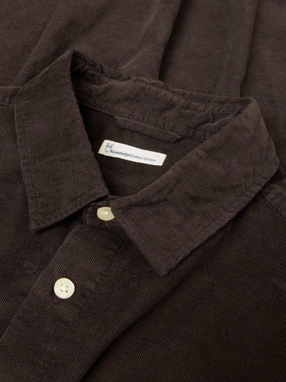 KCA - Organic Cotton Corduroy Shirt Chocolate Torte - WERTE FREUNDE