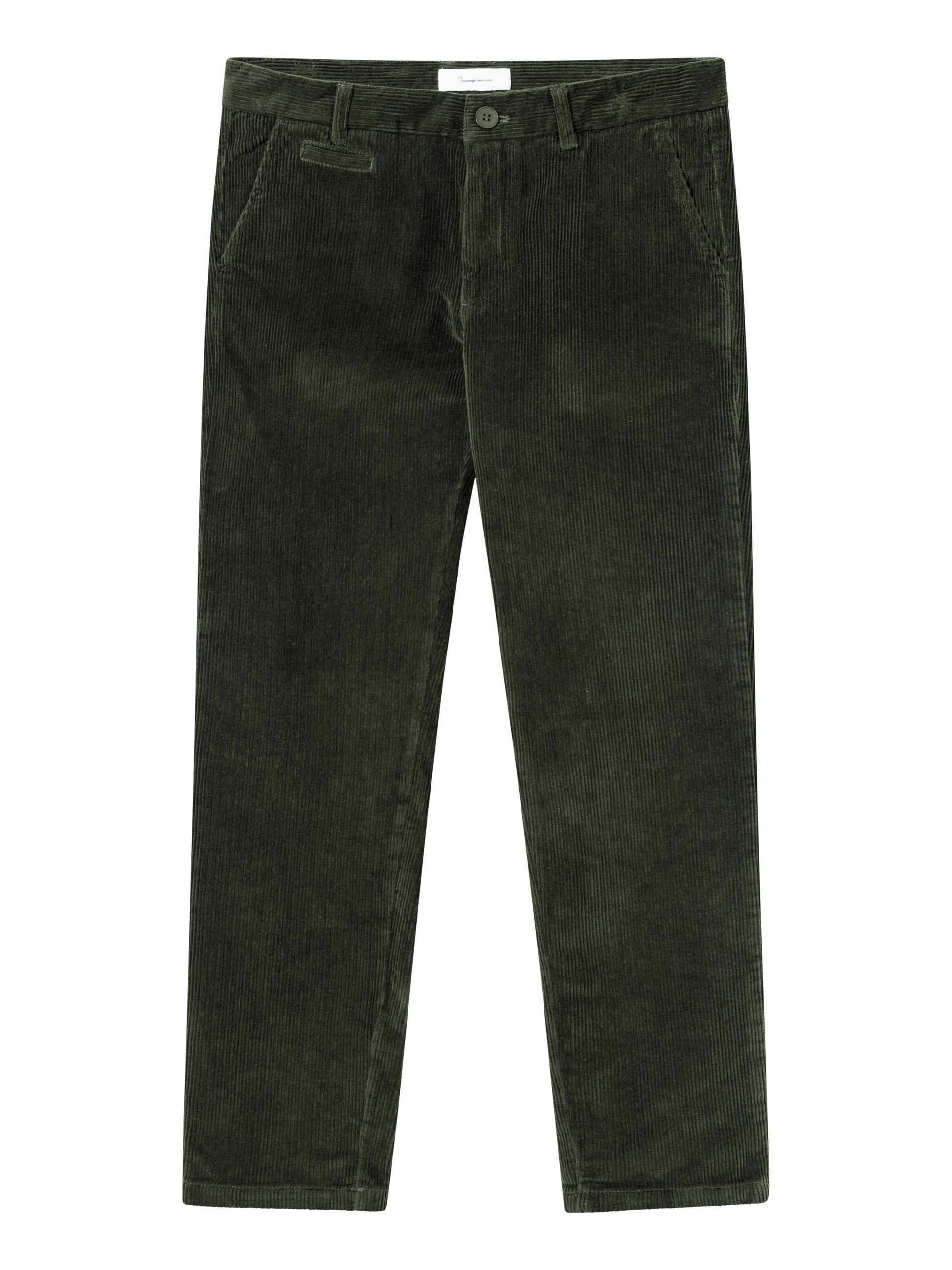 KCA - Organic Cotton CHUCK Corduroy Pants Forrest Night - WERTE FREUNDE
