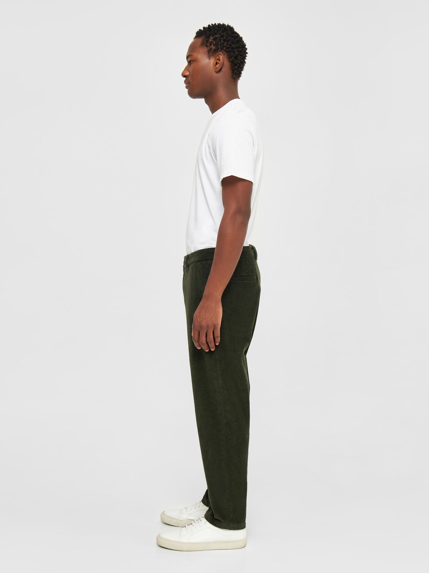KCA - Organic Cotton CHUCK Corduroy Pants Forrest Night - WERTE FREUNDE