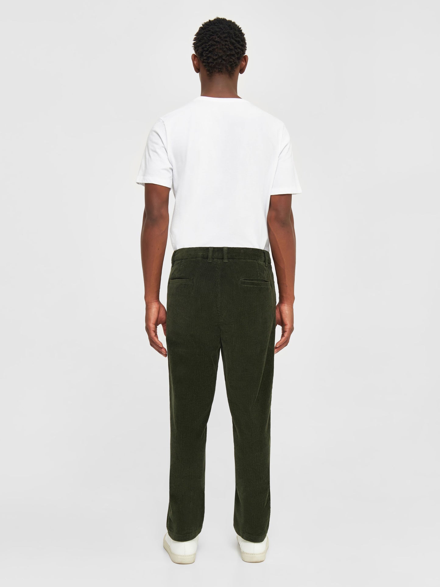 KCA - Organic Cotton CHUCK Corduroy Pants Forrest Night - WERTE FREUNDE