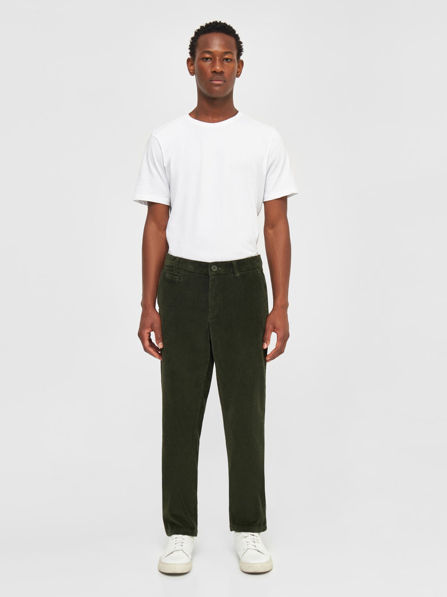 KCA - Organic Cotton CHUCK Corduroy Pants Forrest Night - WERTE FREUNDE