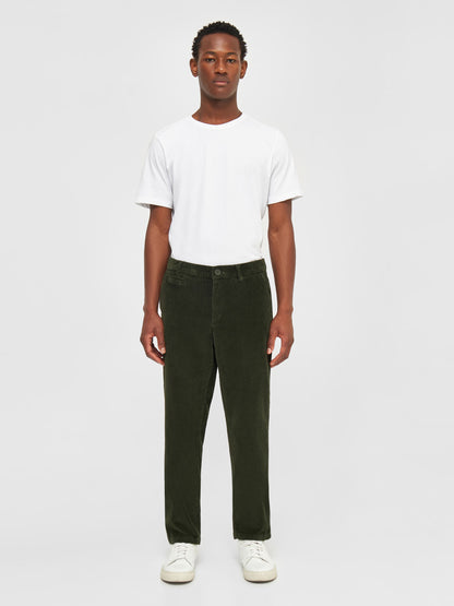 KCA - Organic Cotton CHUCK Corduroy Pants Forrest Night - WERTE FREUNDE