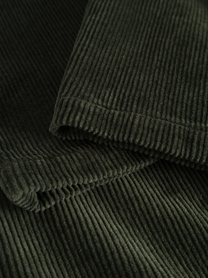 KCA - Organic Cotton CHUCK Corduroy Pants Forrest Night - WERTE FREUNDE