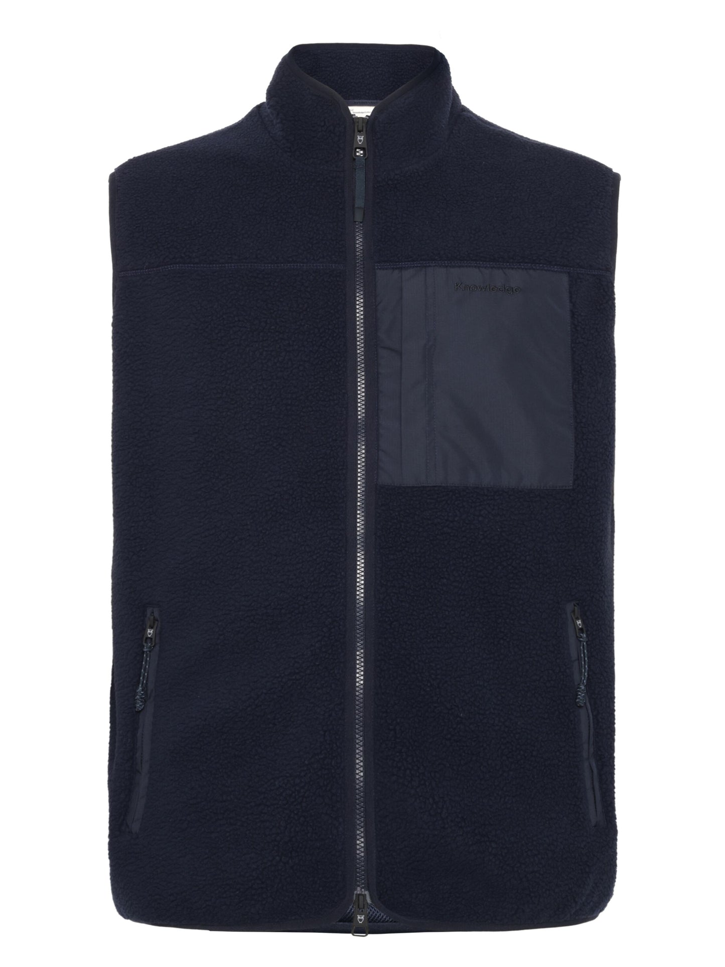 KCA - Loose Fit Zip Fleece Vest GRS/Vegan Night Sky - WERTE FREUNDE