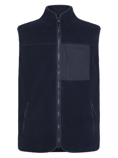 KCA - Loose Fit Zip Fleece Vest GRS/Vegan Night Sky - WERTE FREUNDE