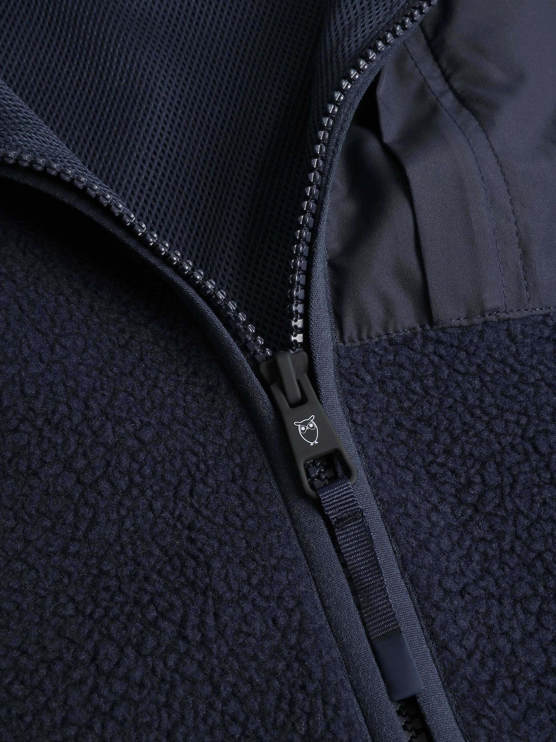 KCA - Loose Fit Zip Fleece Vest GRS/Vegan Night Sky - WERTE FREUNDE