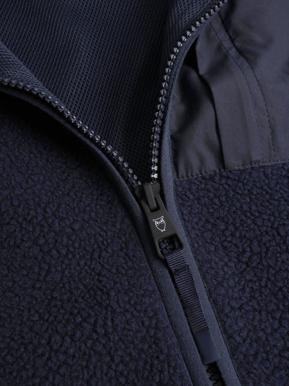 KCA - Loose Fit Zip Fleece Vest GRS/Vegan Night Sky - WERTE FREUNDE