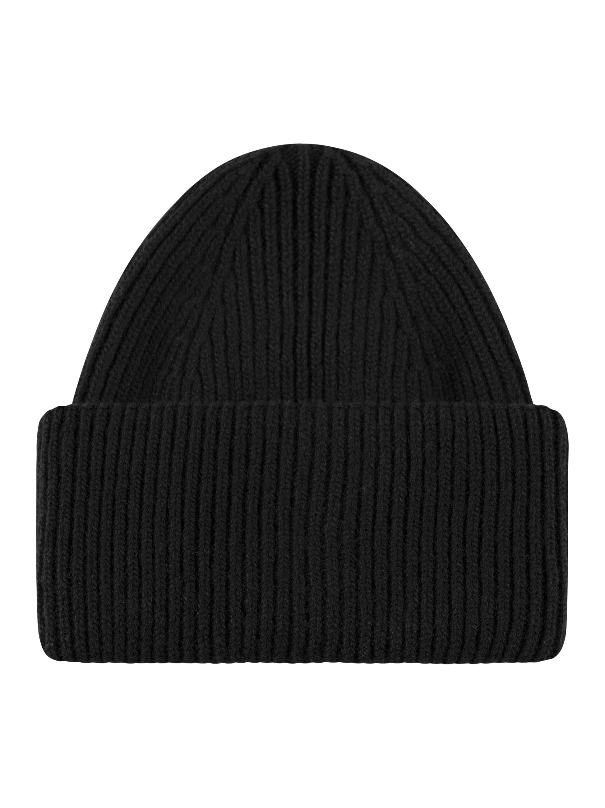 KCA - Big rib beanie Black Jet One Size - WERTE FREUNDE