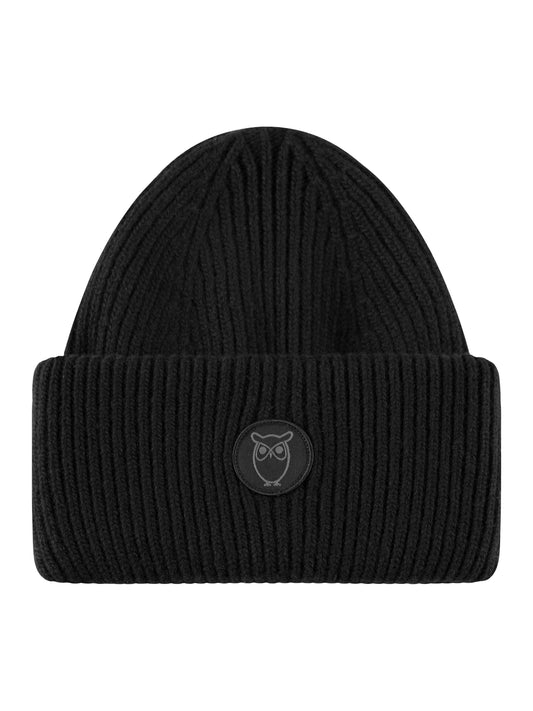 KCA - Big rib beanie Black Jet One Size - WERTE FREUNDE