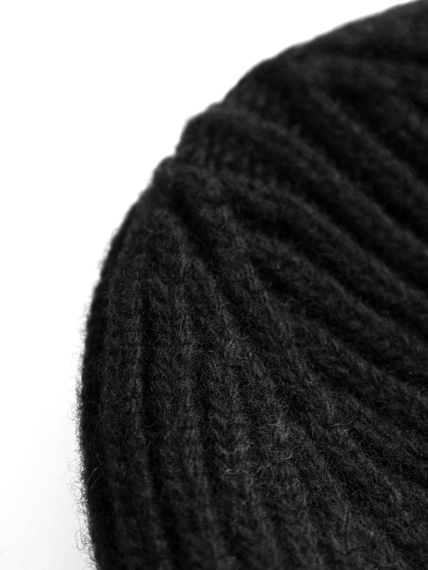 KCA - Big rib beanie Black Jet One Size - WERTE FREUNDE