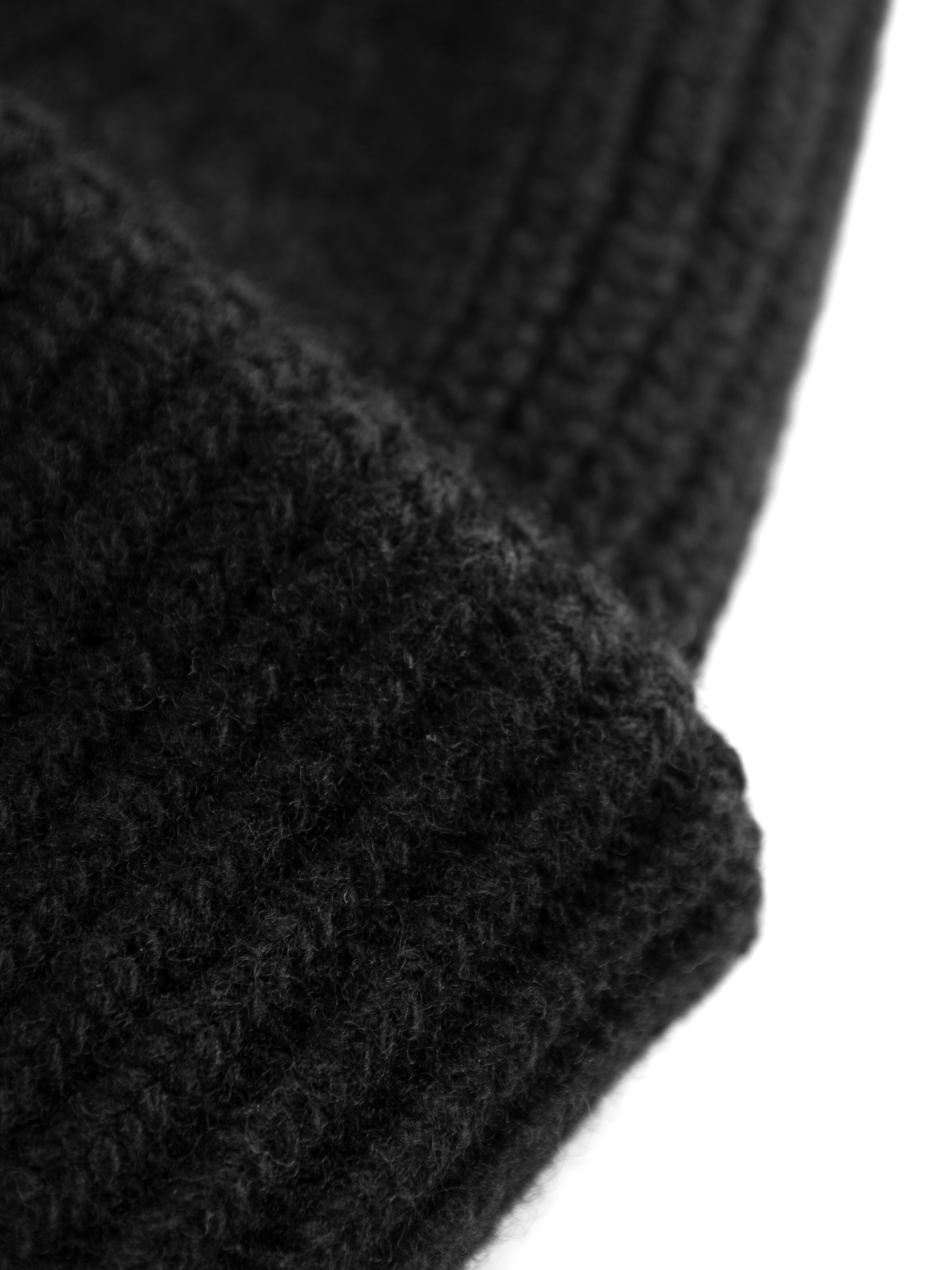 KCA - Big rib beanie Black Jet One Size - WERTE FREUNDE