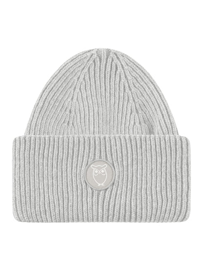 KCA - Big rib beanie - RWS Grey Melange - WERTE FREUNDE