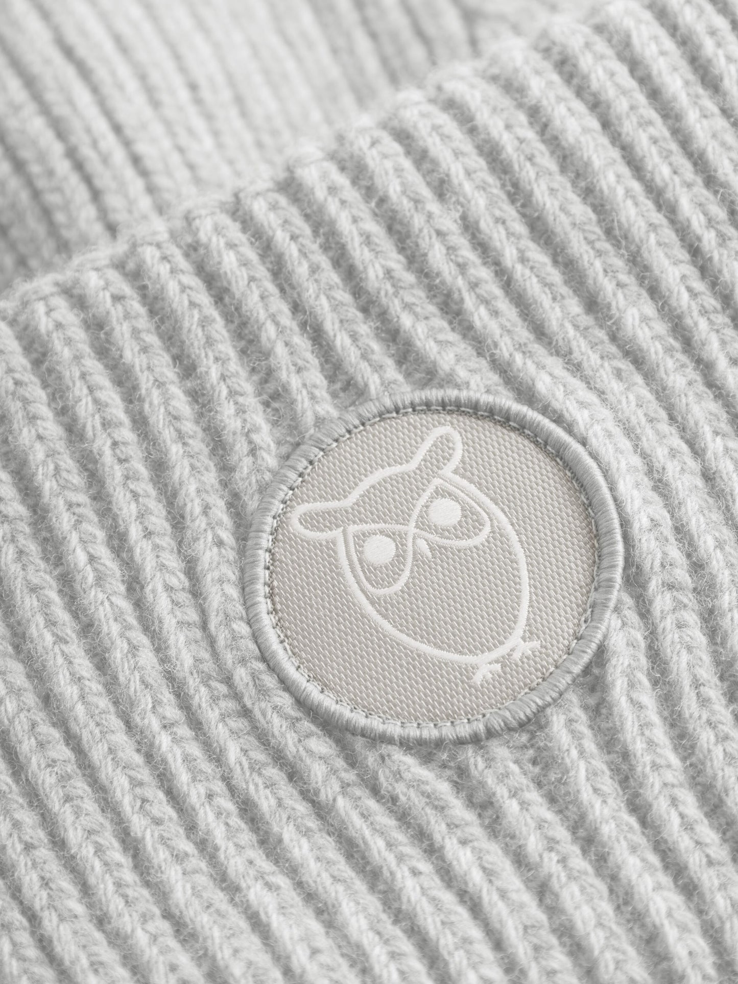 KCA - Big rib beanie - RWS Grey Melange - WERTE FREUNDE