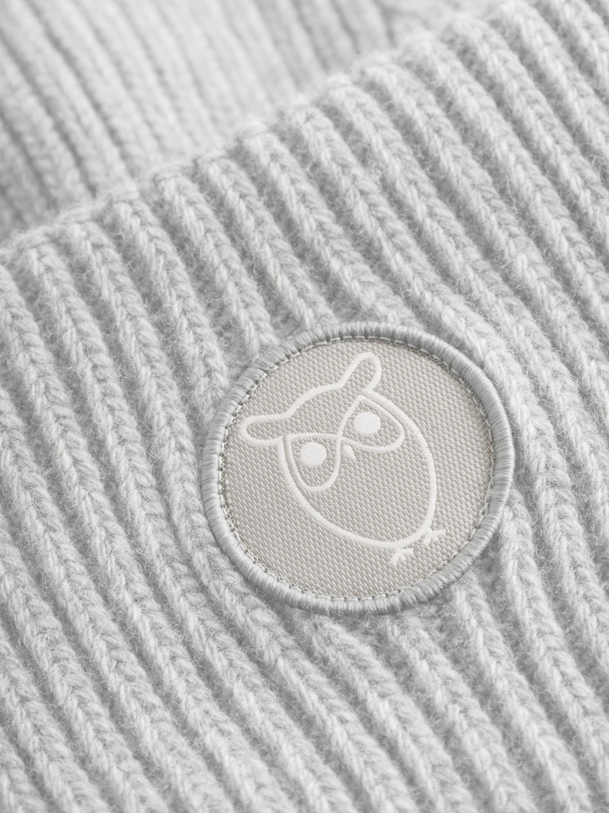 KCA - Big rib beanie - RWS Grey Melange - WERTE FREUNDE