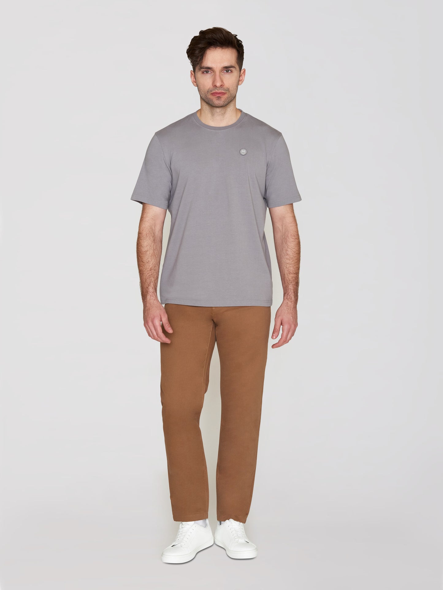 KCA - LOKE badge tee - Regenerative Organic Certified™ - Vegan Sharkskin - WERTE FREUNDE