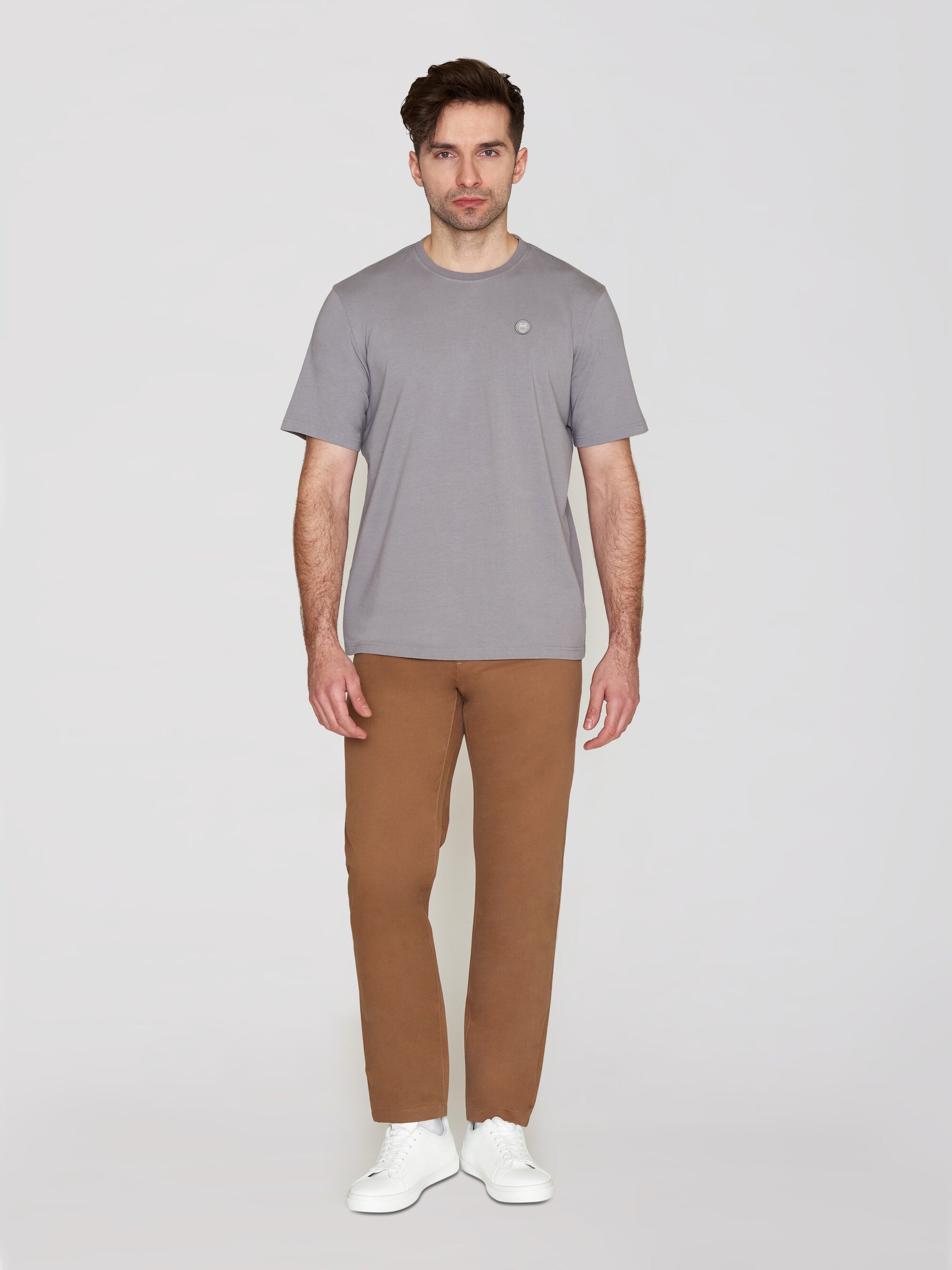 KCA - LOKE badge tee - Regenerative Organic Certified™ - Vegan Sharkskin - WERTE FREUNDE