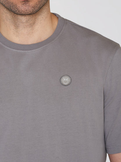 KCA - LOKE badge tee - Regenerative Organic Certified™ - Vegan Sharkskin - WERTE FREUNDE