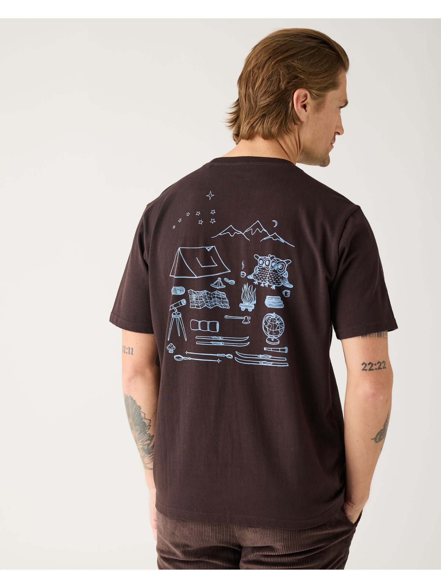 KCA - Regenerative Organic Cotton Back Print T-Shirt Chocolate Torte - WERTE FREUNDE