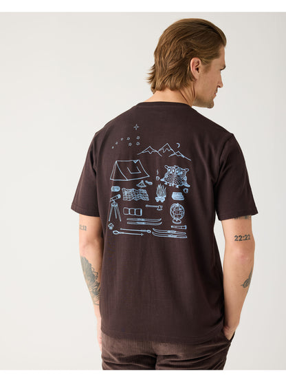 KCA - Regenerative Organic Cotton Back Print T-Shirt Chocolate Torte - WERTE FREUNDE