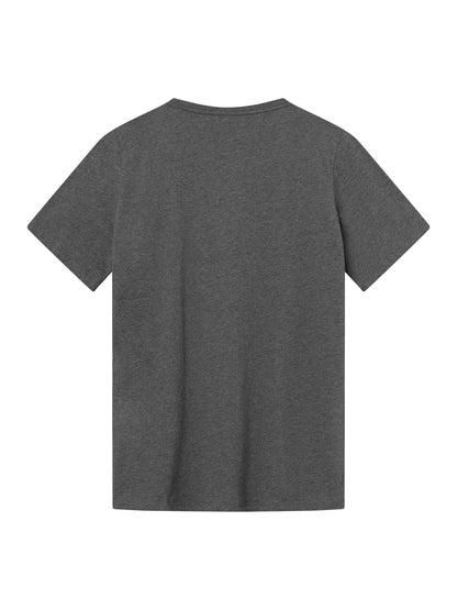 KCA - Regular fit Basic tee Dark Grey Melange - WERTE FREUNDE