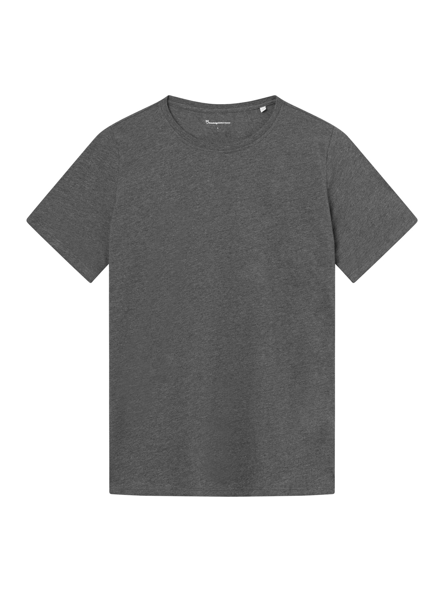 KCA - Regular fit Basic tee Dark Grey Melange - WERTE FREUNDE