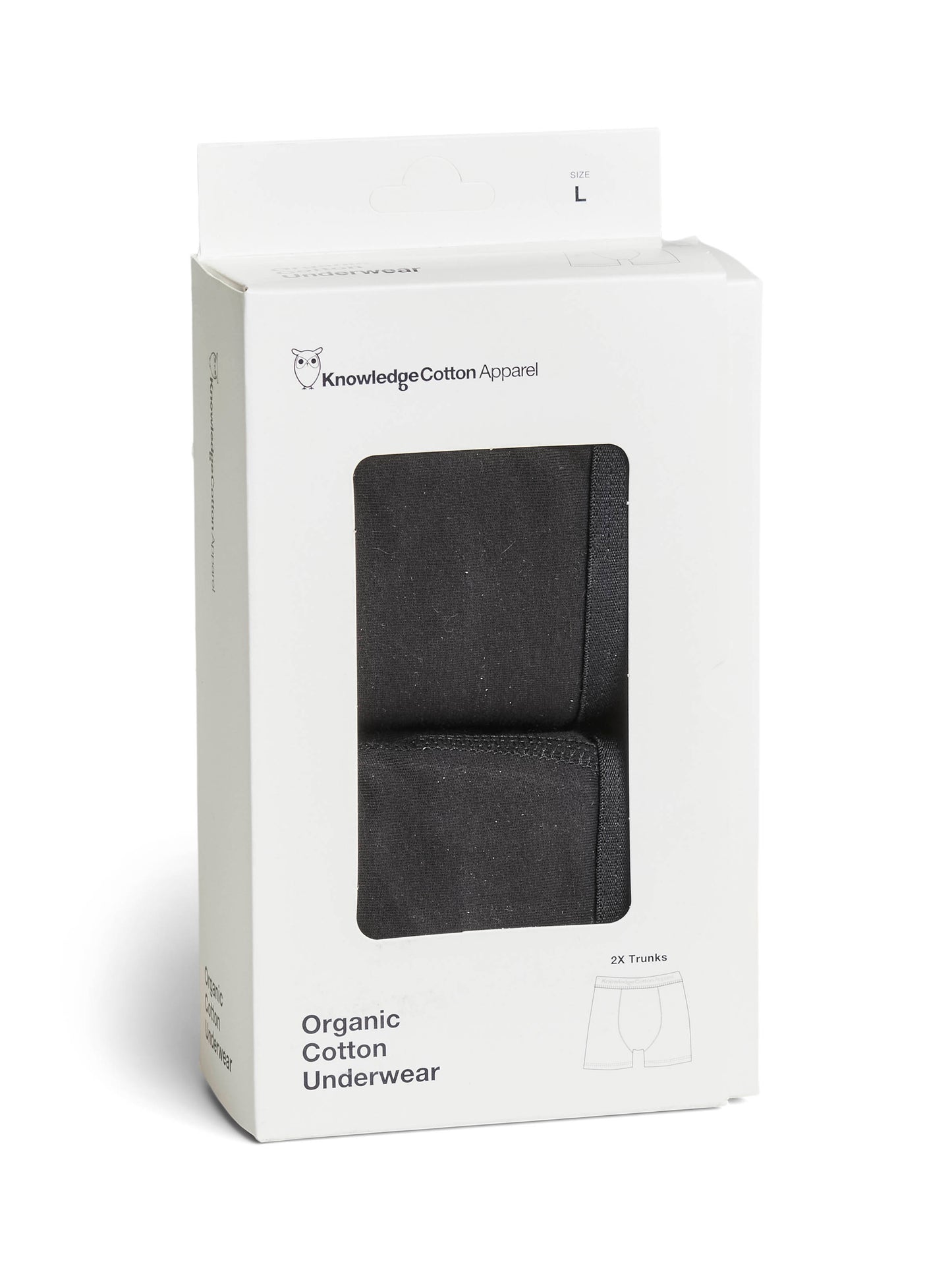 KCA - 2 pack underwear Black Jet - WERTE FREUNDE