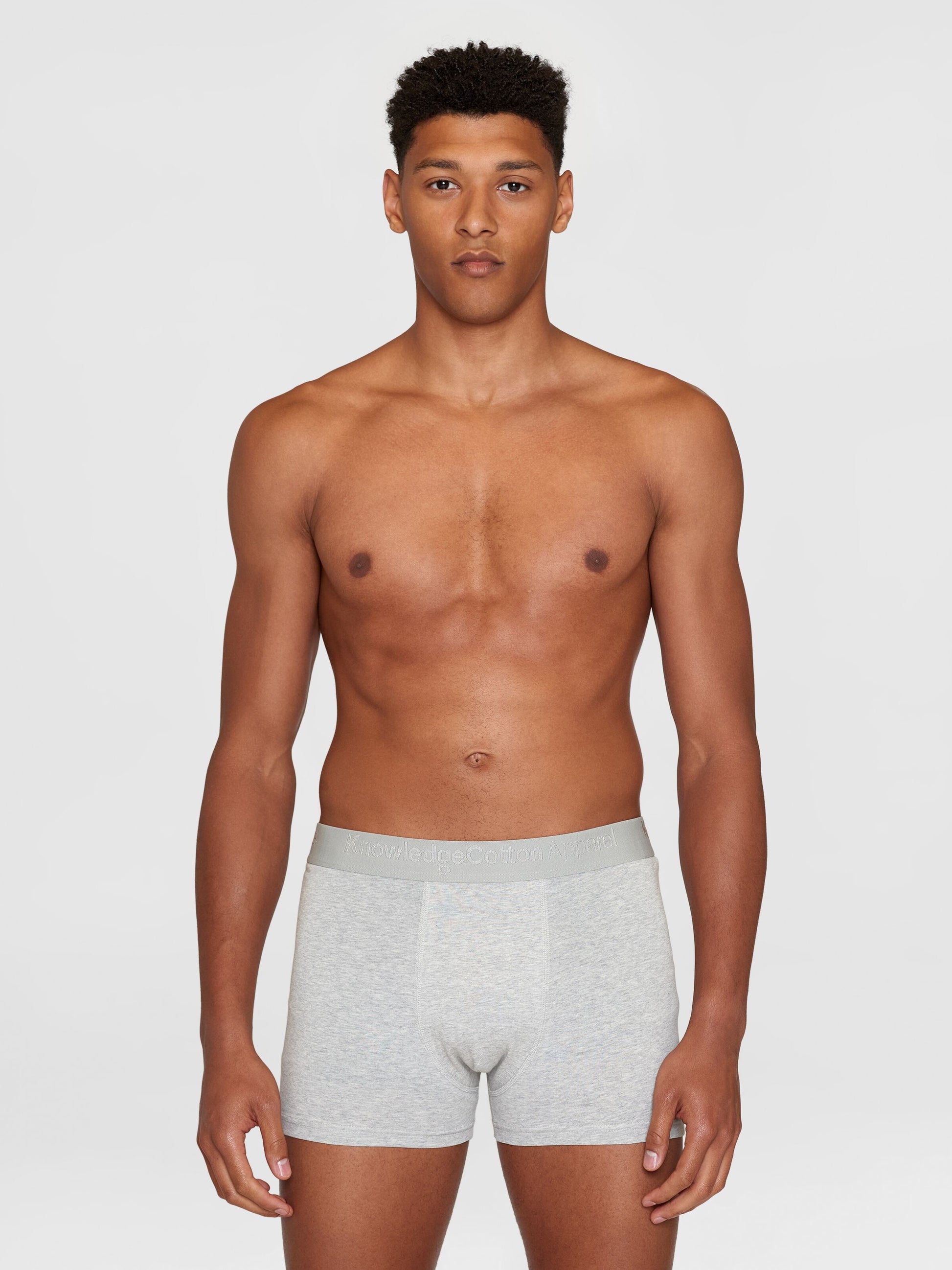 KCA - 2 pack underwear - Vegan Grey Melange - WERTE FREUNDE