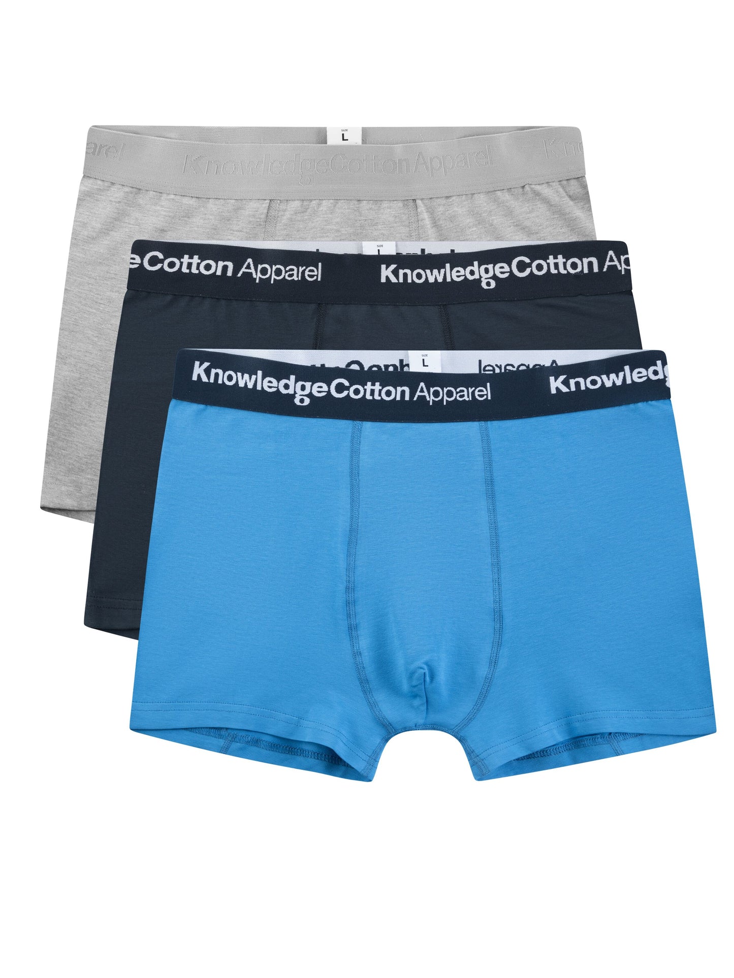 KCA - 3-pack underwear Azure Blue - WERTE FREUNDE