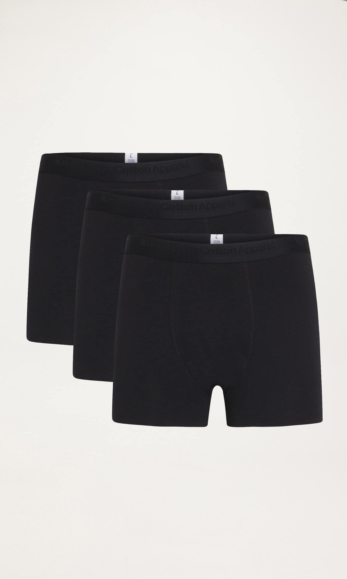 KCA - Anker 3 pack underwear Black Jet - WERTE FREUNDE