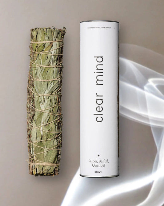 kruut - Räucherbündel - clear mind (Salbei, Beifuß und Quendel) 1 Stk. - WERTE FREUNDE