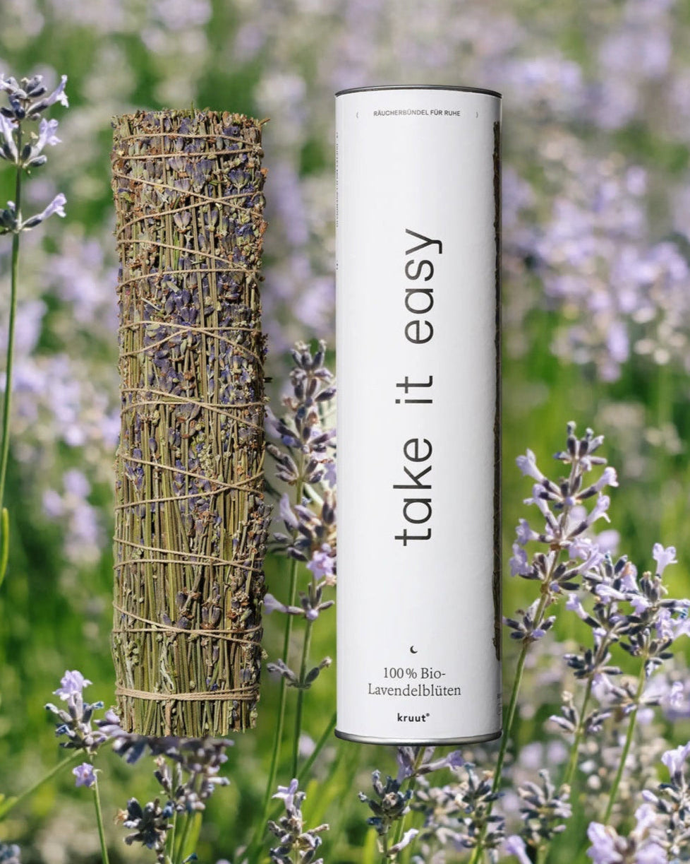 kruut - Räucherbündel - take it easy (100% Bio-Lavendel) 1 Stk. - WERTE FREUNDE