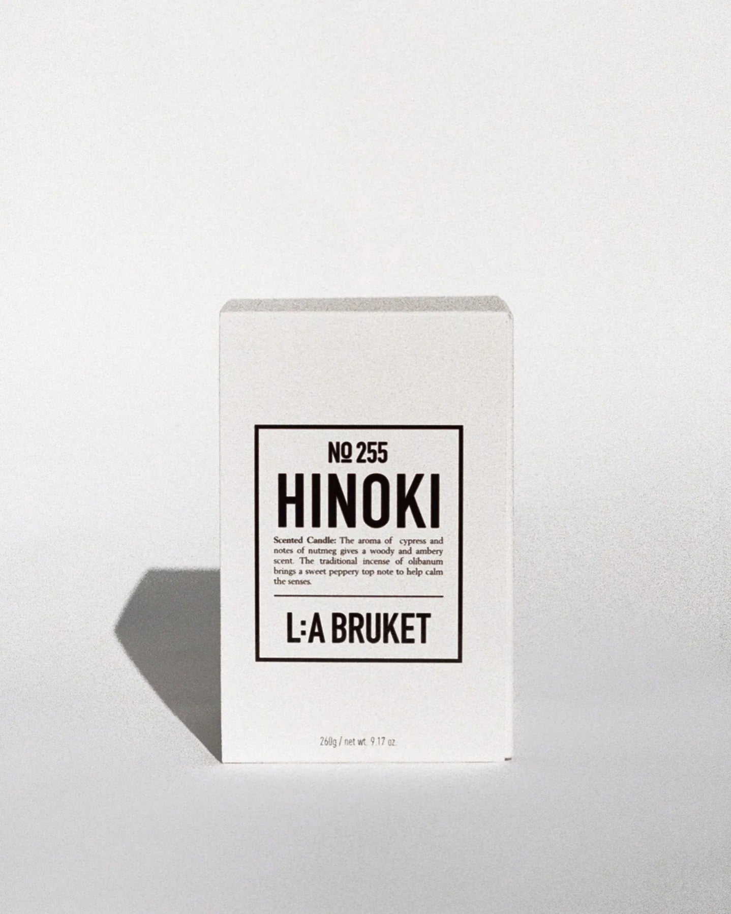 LA BRUKET - Duftkerze 255 Hinoki 260g - WERTE FREUNDE
