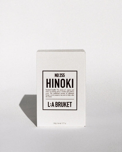 LA BRUKET - Duftkerze 255 Hinoki 260g - WERTE FREUNDE