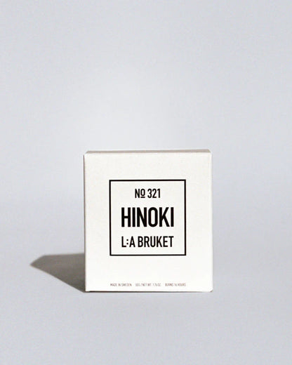 LA BRUKET - Duftkerze 321 Hinoki 50g - WERTE FREUNDE