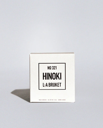 LA BRUKET - Duftkerze 321 Hinoki 50g - WERTE FREUNDE