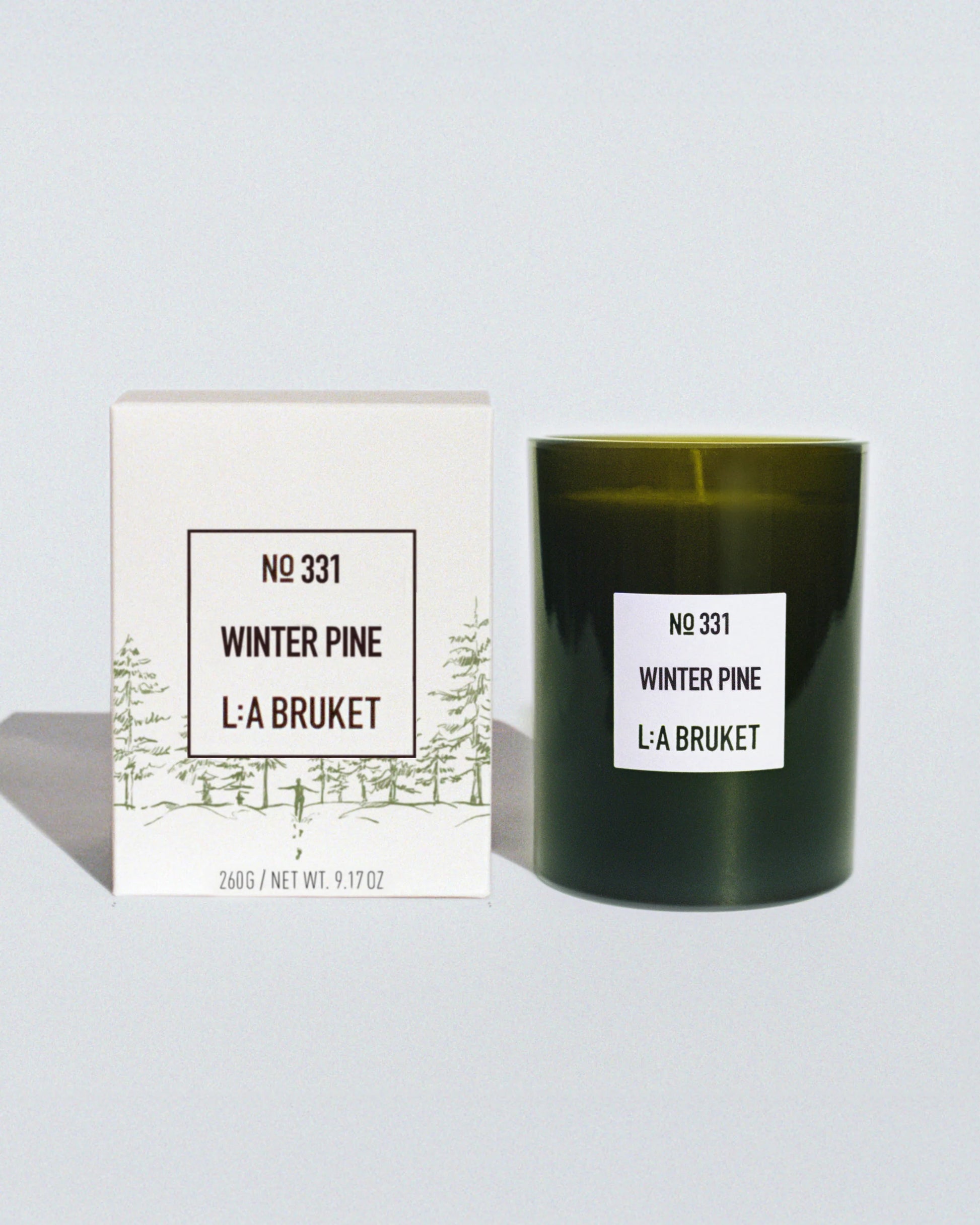 LA BRUKET - Duftkerze 331 Winter Pine 260g - WERTE FREUNDE